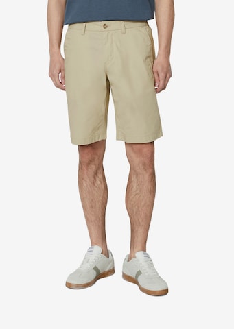 Marc O'Polo Regular Pants 'RESO' in Beige: front