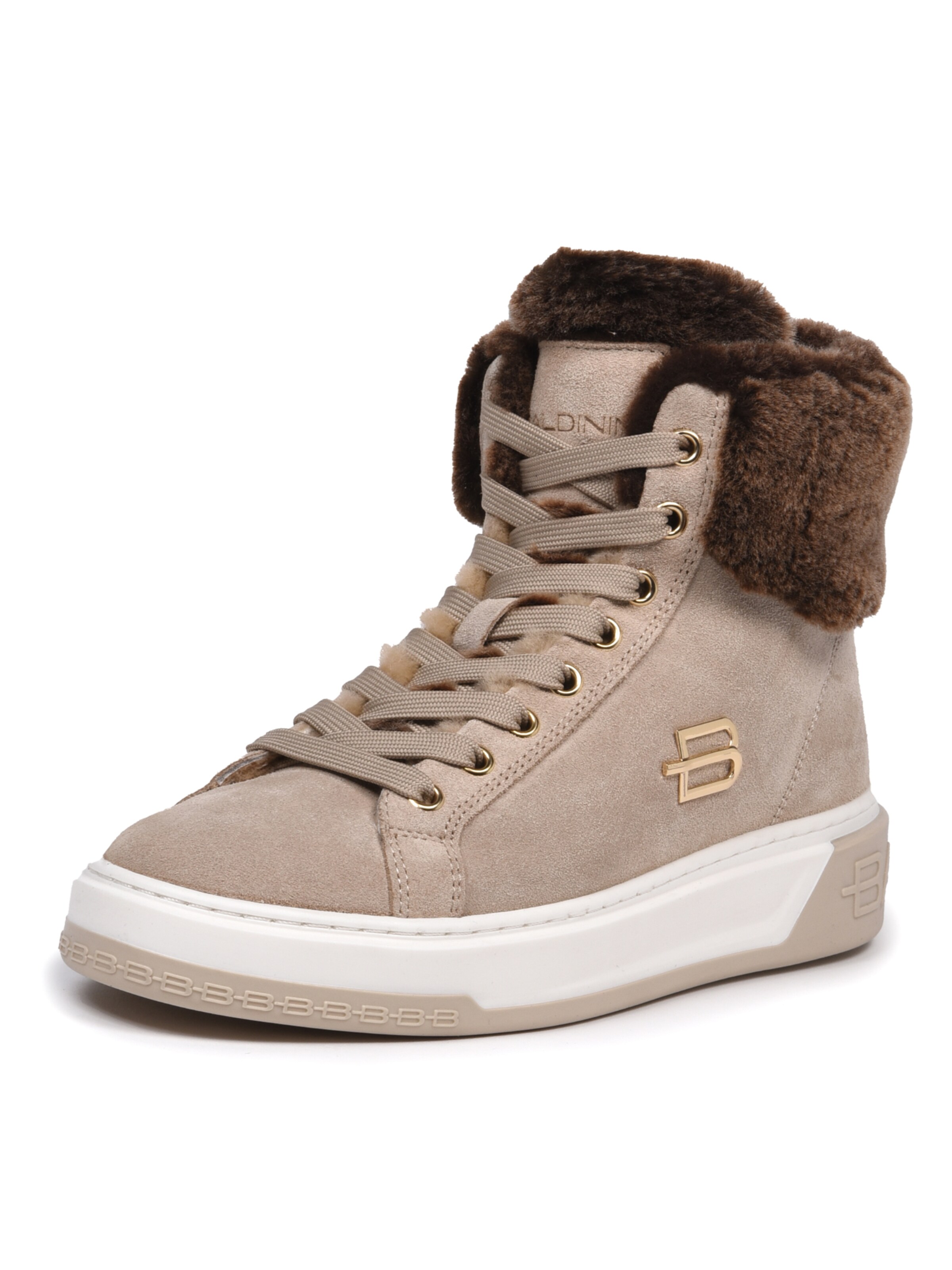 BALDININI High-top trainers in Beige: front