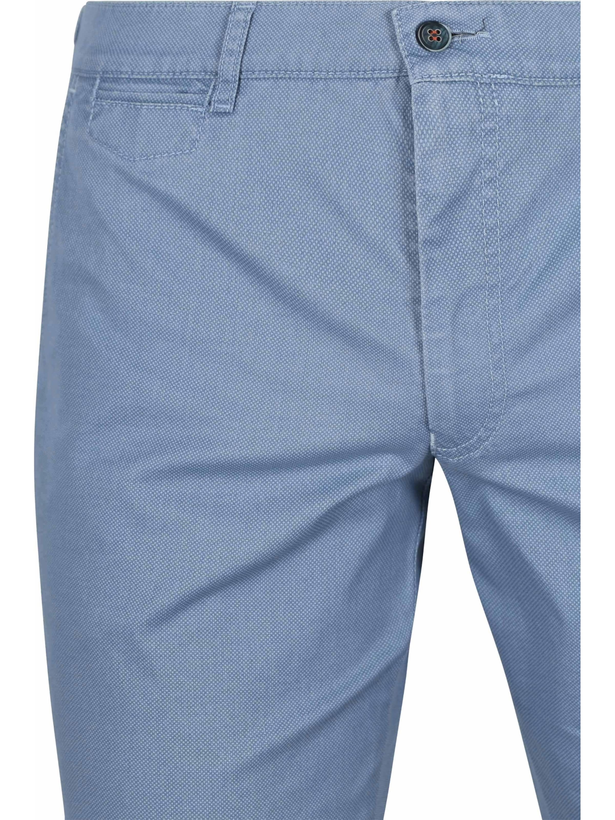 Suitable Slimfit Chino 'Plato' in Blauw