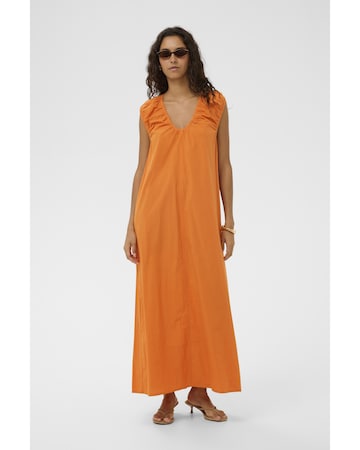 Robe SOAKED IN LUXURY en orange : devant