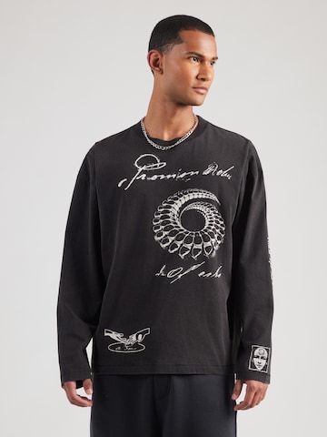T-Shirt WEEKDAY en noir : devant