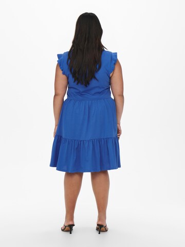 ONLY Carmakoma Kleid 'April' in Blau