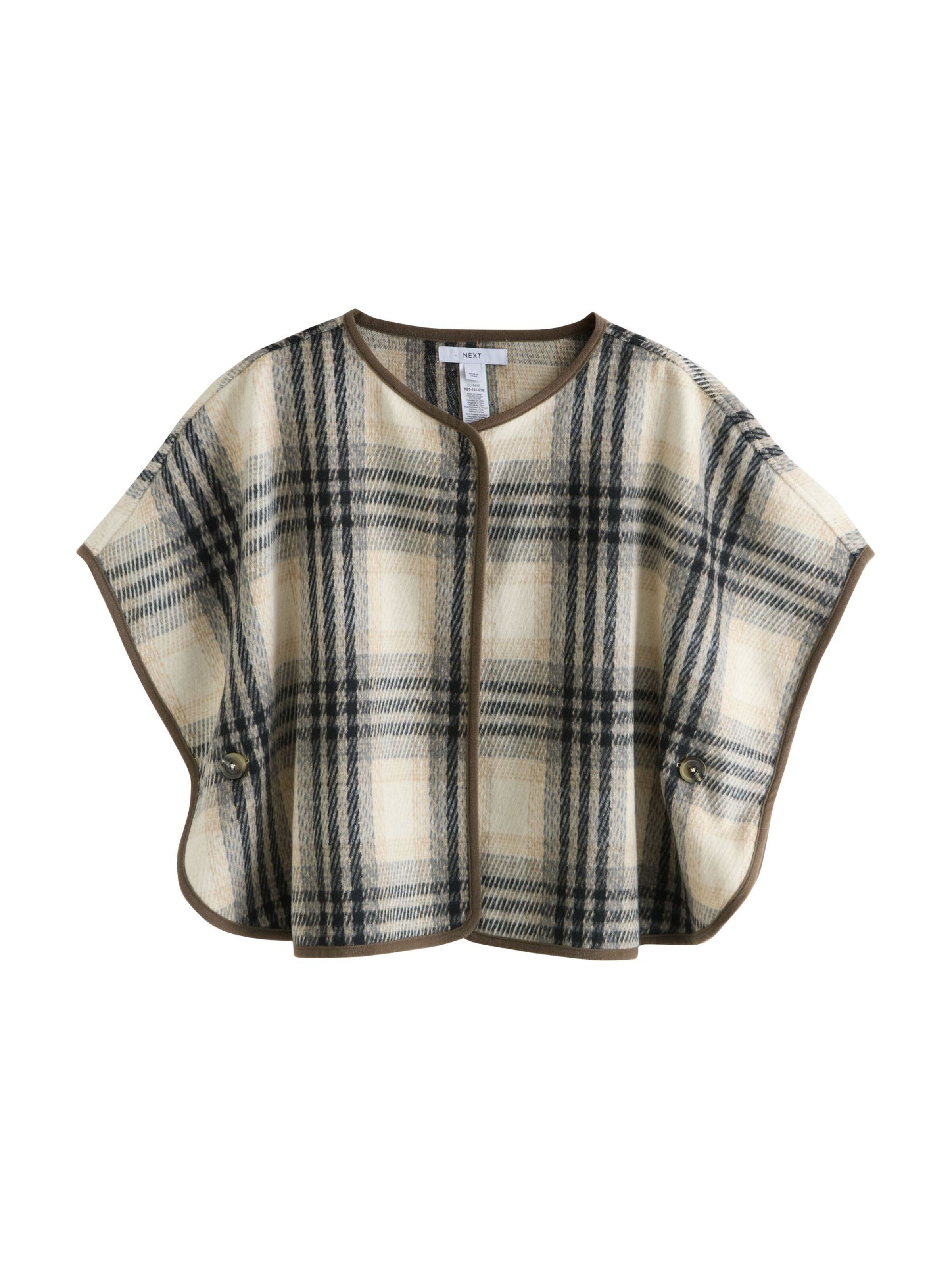 Next Pelerína - Hnedá: predná strana