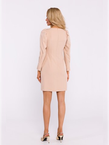 made of emotion - Vestido en beige