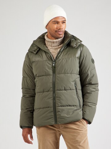 JOOP! Jeans Winter Jacket 'Joshas' in Green: front