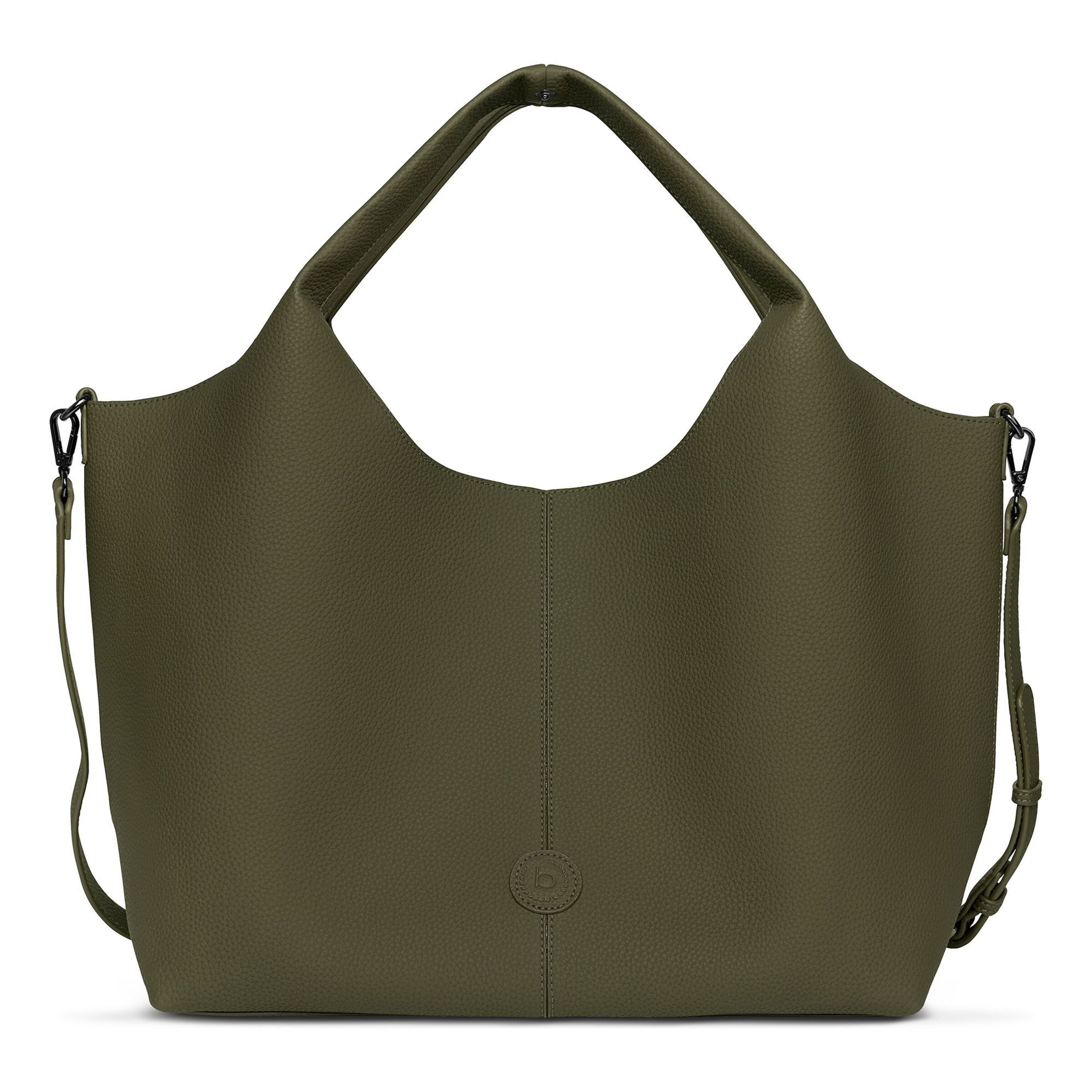 Borsa a spalla 'Zoe' di bugatti in verde: frontale