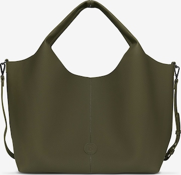 Borsa a spalla 'Zoe' di bugatti in verde: frontale