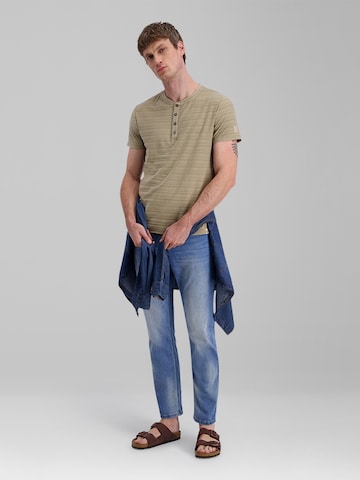 TIMEZONE T-Shirt 'Henley' in Grün