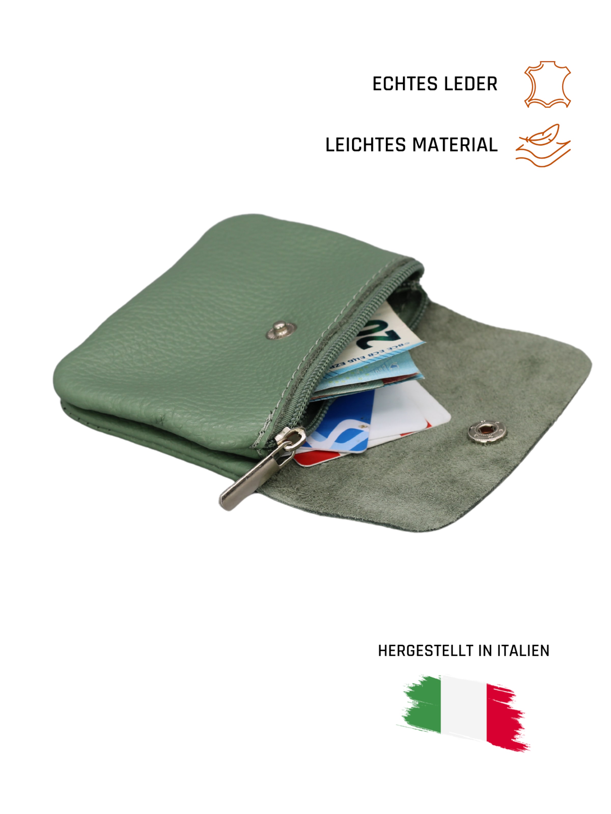 Adel Bags Wallet 'Mini' in Green