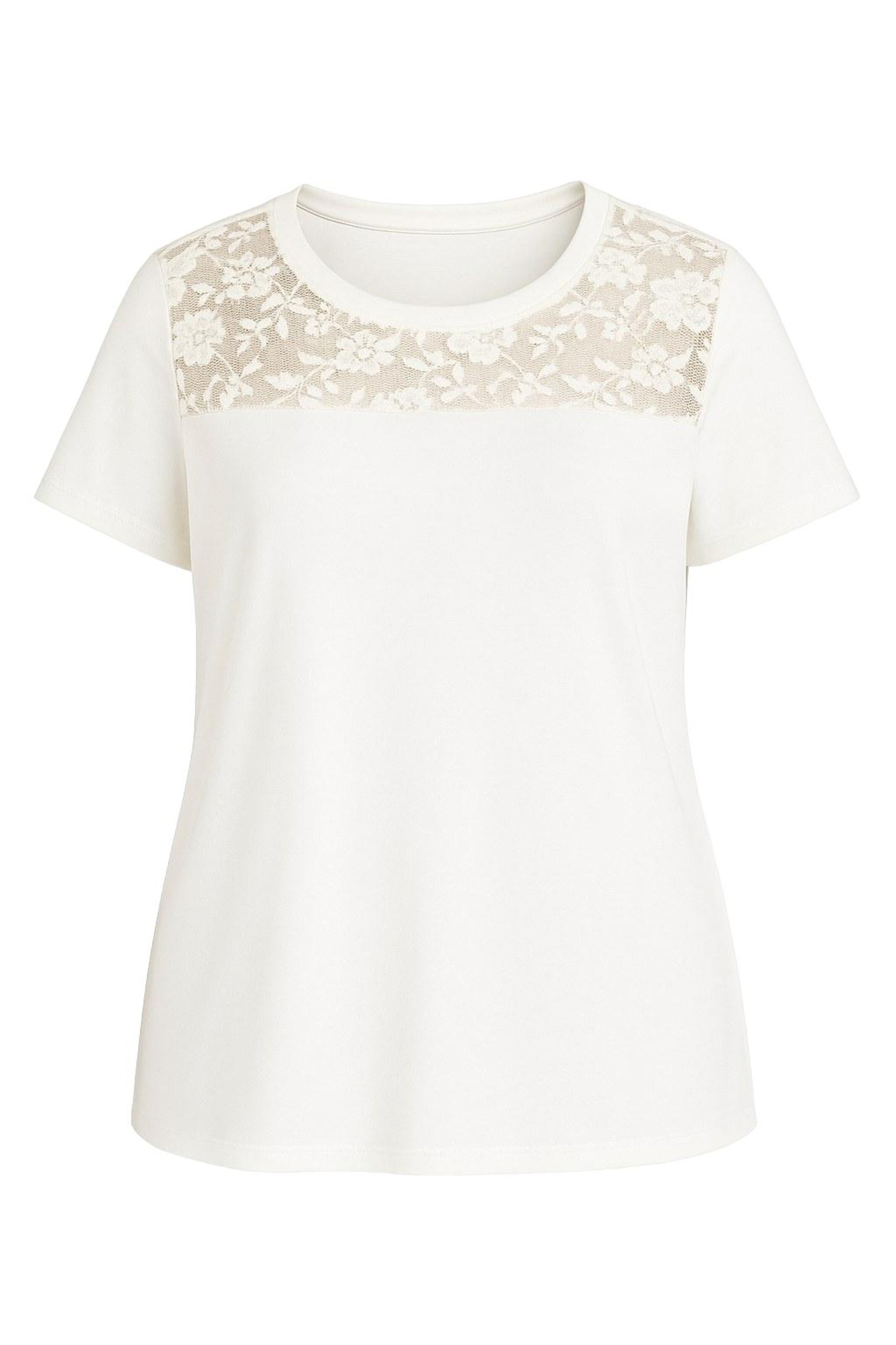 Shape Of You Shirt in Wit: voorkant