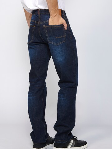 KOROSHI Regular Jeans in Blau