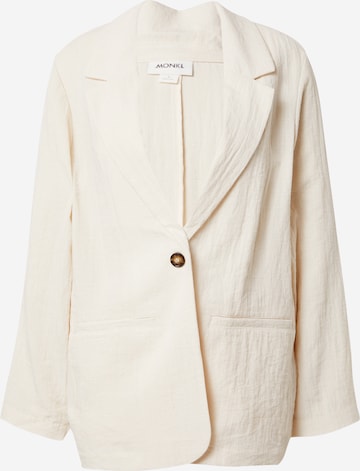 Monki - Blazer em branco: frente