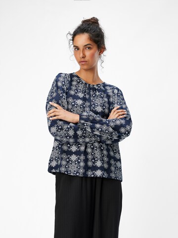 OBJECT Blouse 'OBJJAN' in Blue: front