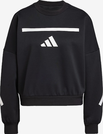 Felpa sportiva 'Z.N.E.' di ADIDAS SPORTSWEAR in nero: frontale