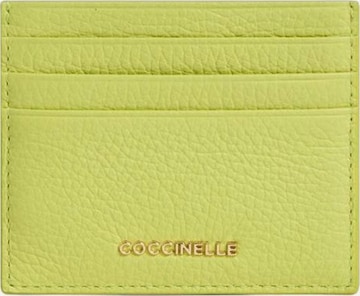 Coccinelle Wallet 'METALLIC 26 2' in Green: front