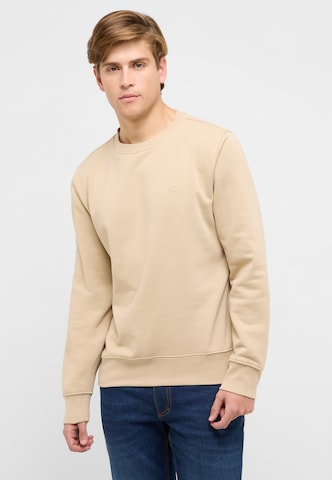 MUSTANG Sweatshirt 'Style Clio' in Beige: Vorderseite