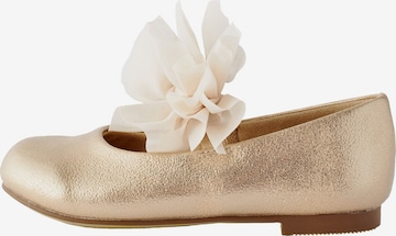 Ballerines Next en or : devant