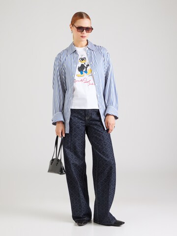 Karl Lagerfeld Футболка 'Disney x KL' в Белый