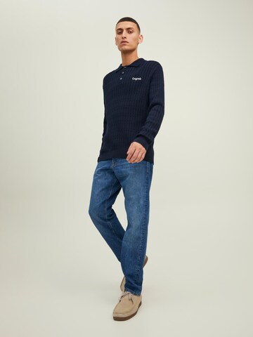 JACK & JONES Sweter 'Park' w kolorze niebieski