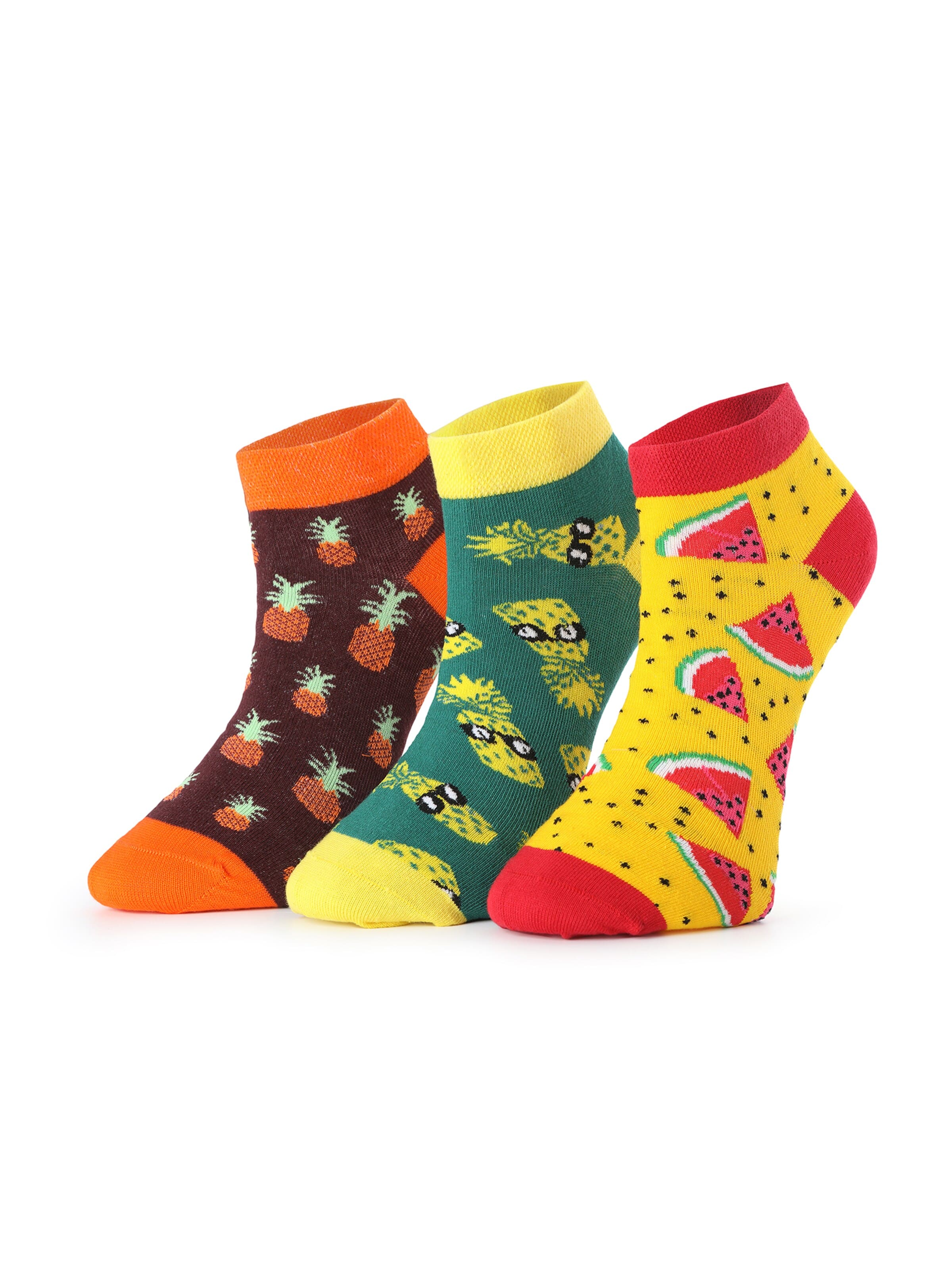 Chaussure basse 'Obst' Crea Socks en mélange de couleurs
