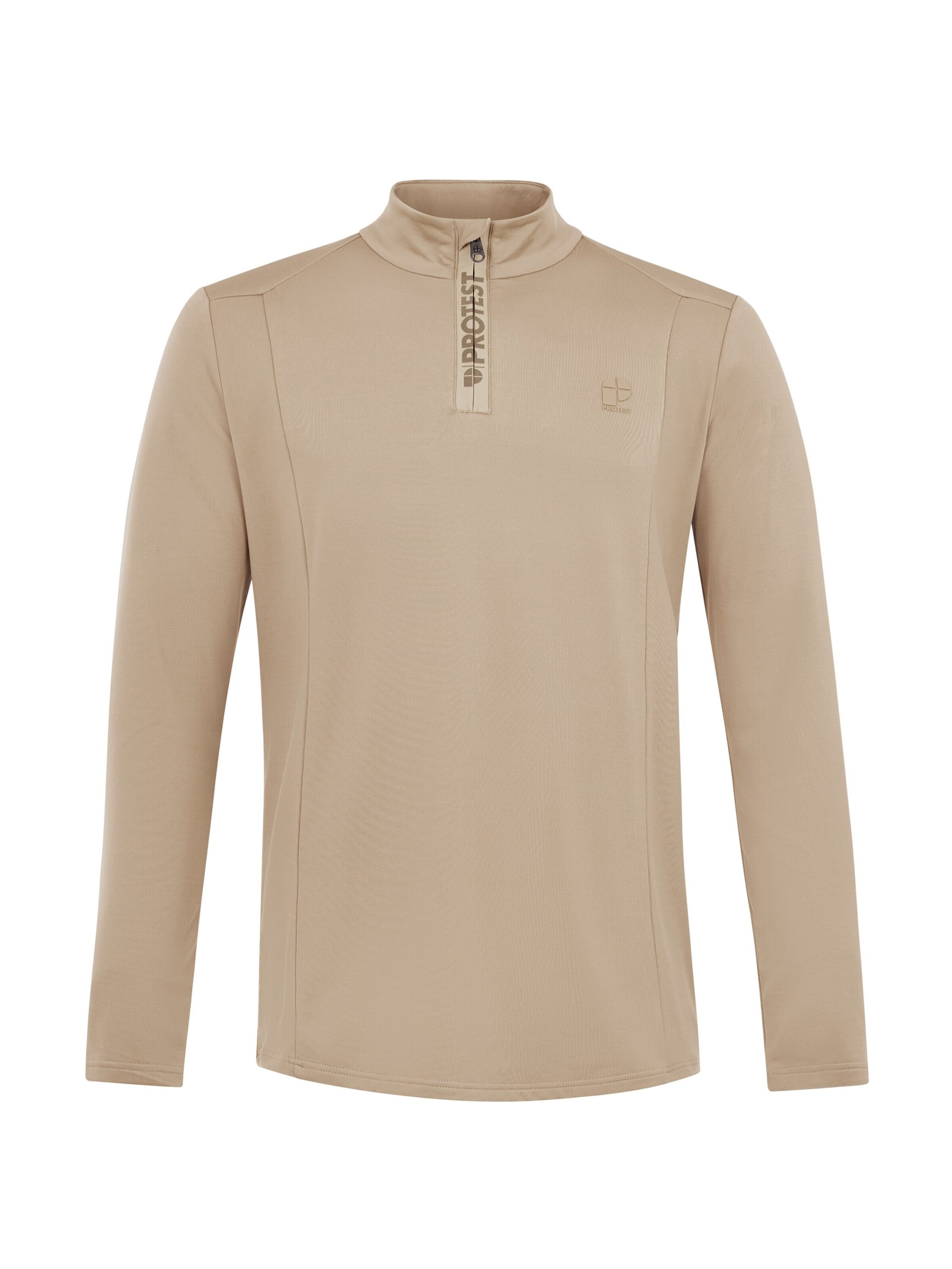 Sweat de sport 'REWILL' PROTEST en marron : devant