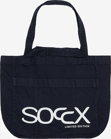 Soccx Handbag in Blue: front