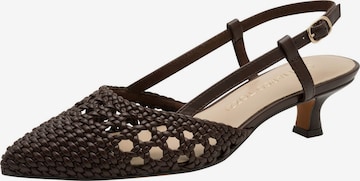 Escarpins à bride arrière MARCO TOZZI en marron : devant