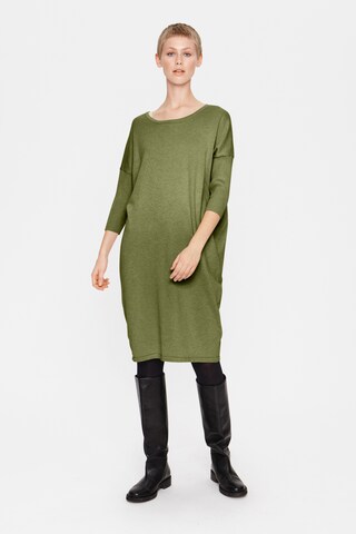 SAINT TROPEZ Knit dress 'Mila' in Green