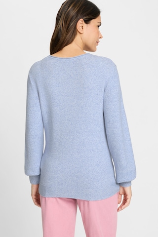 Olsen Pullover, gerade geschnitten in Lila