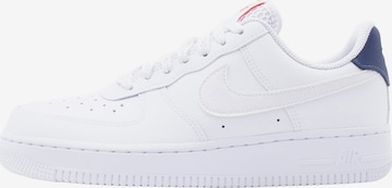 Nike Sportswear Nizke superge 'AIR FORCE 1 '07' | bela barva: sprednja stran