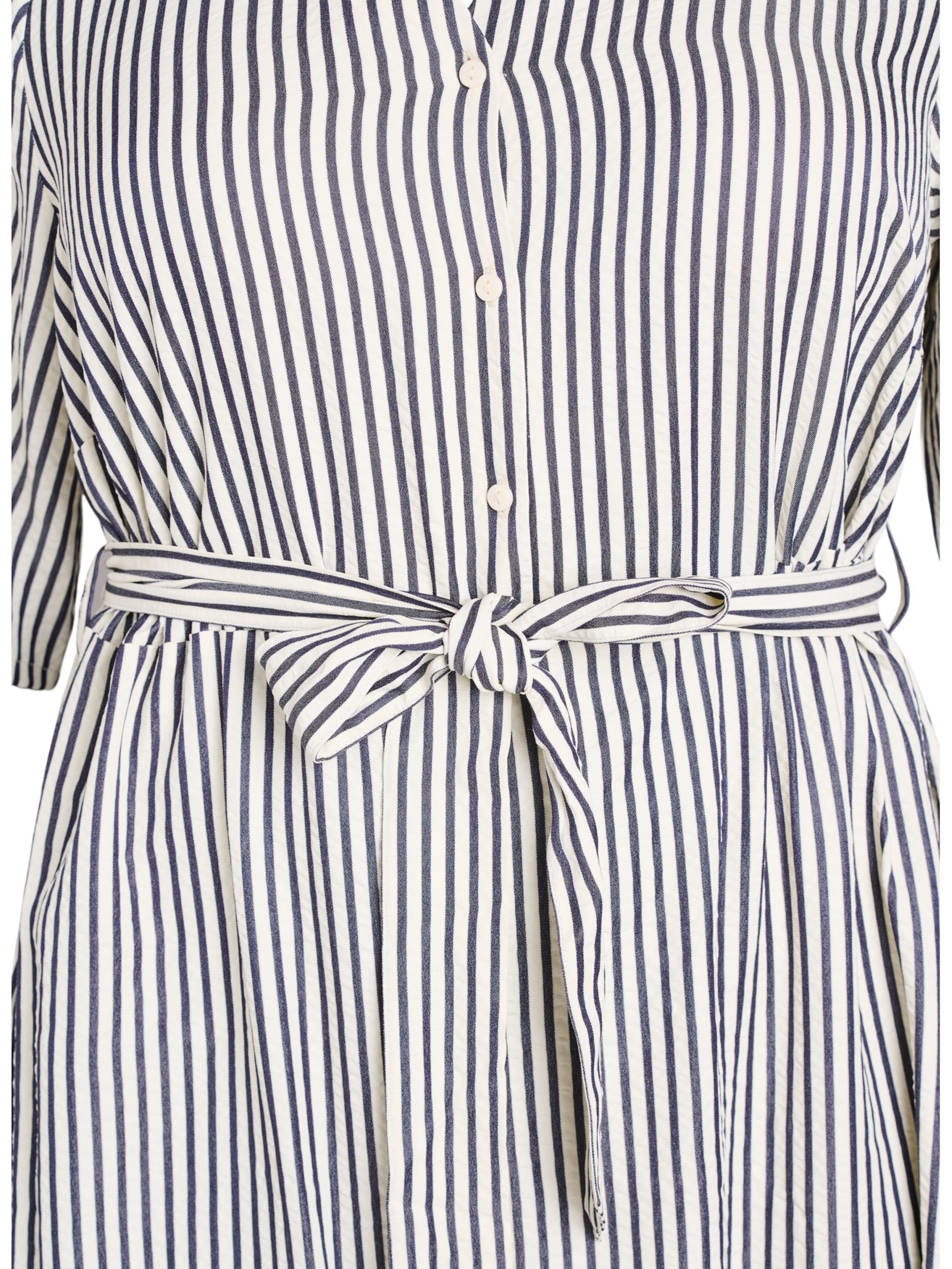 Rochie tip bluză 'Canavas' de la Zizzi pe negru