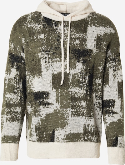 ANTONY MORATO Pulover u maslinasta / crna / vuneno bijela, Pregled proizvoda