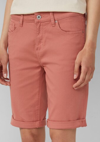 QS Slimfit Shorts 'Catie' in Orange