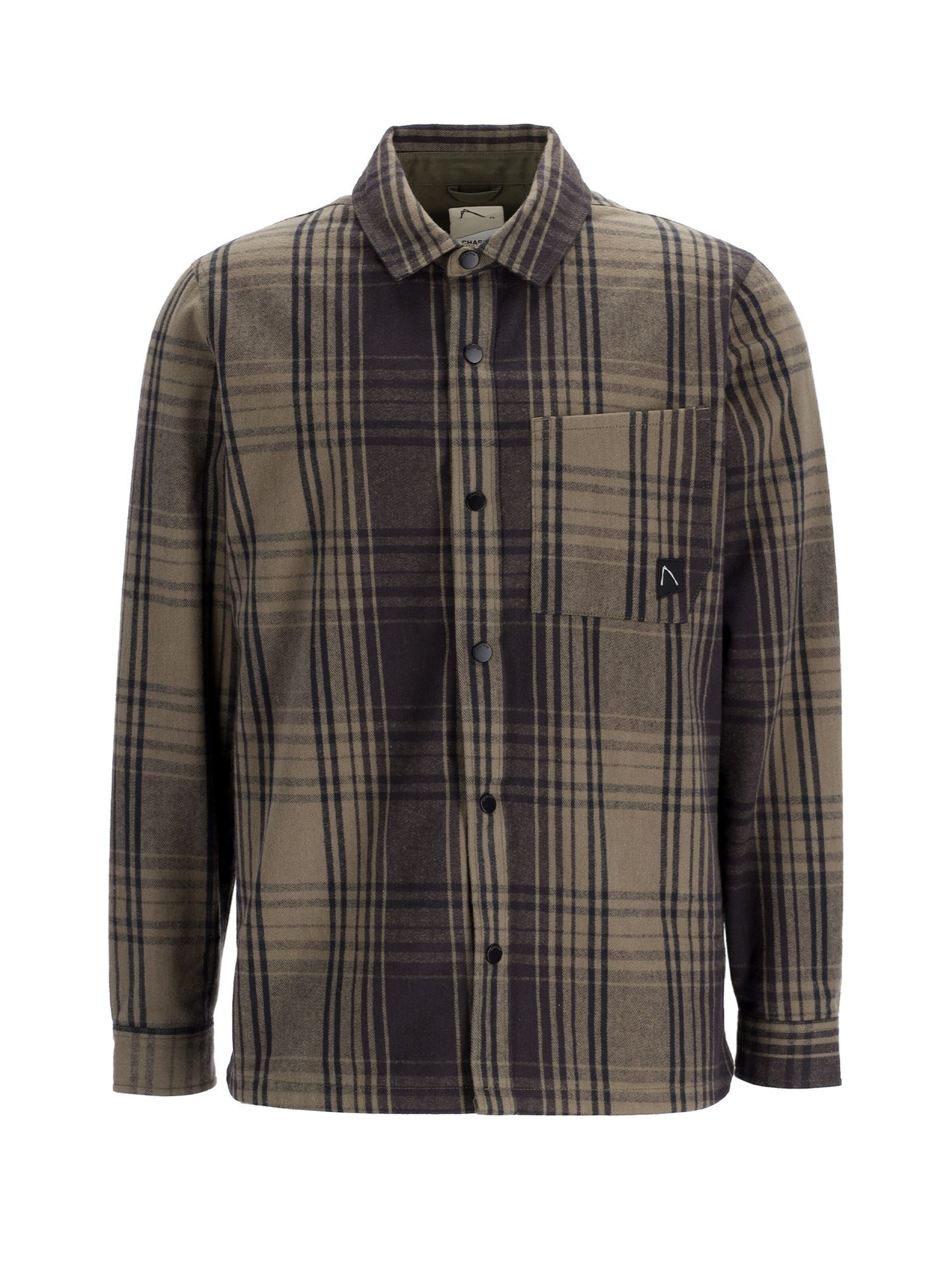 CHASIN' Hemd 'Axel Flux' in braun / schwarz, Produktansicht