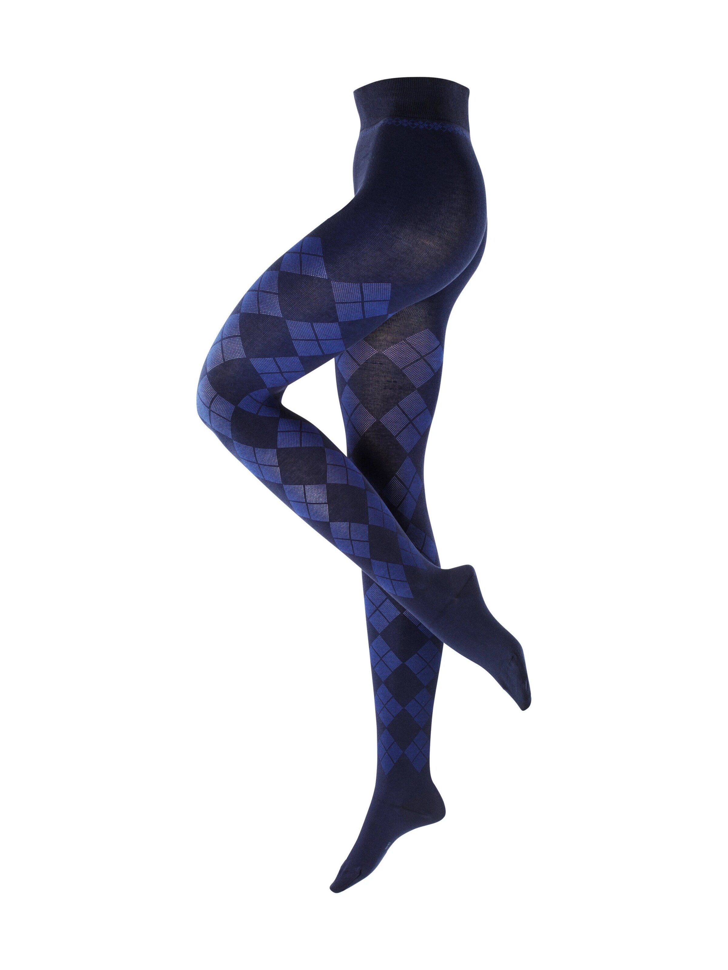 BURLINGTON Strumpfhose 'Elegant Essence'‌‌ in Blau: Vorderseite