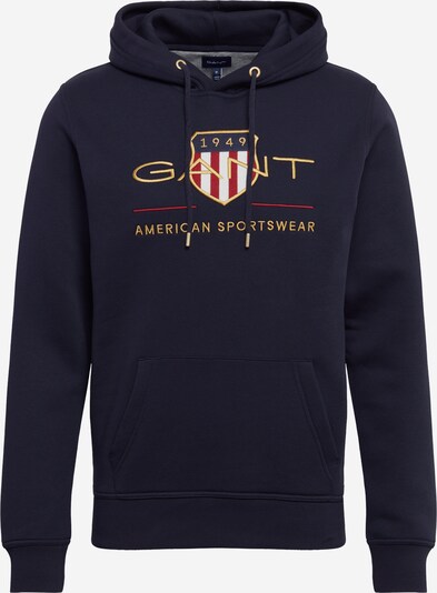 GANT Sweatshirt in dunkelblau / gold / rot / weiß, Produktansicht