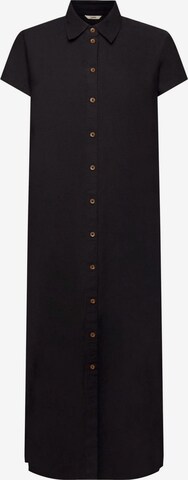 Robe-chemise ESPRIT en noir : devant