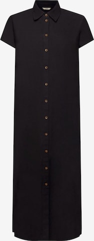 Robe-chemise ESPRIT en noir : devant