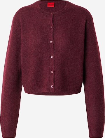 purpurinė HUGO Kardiganas 'Sfebra': priekis