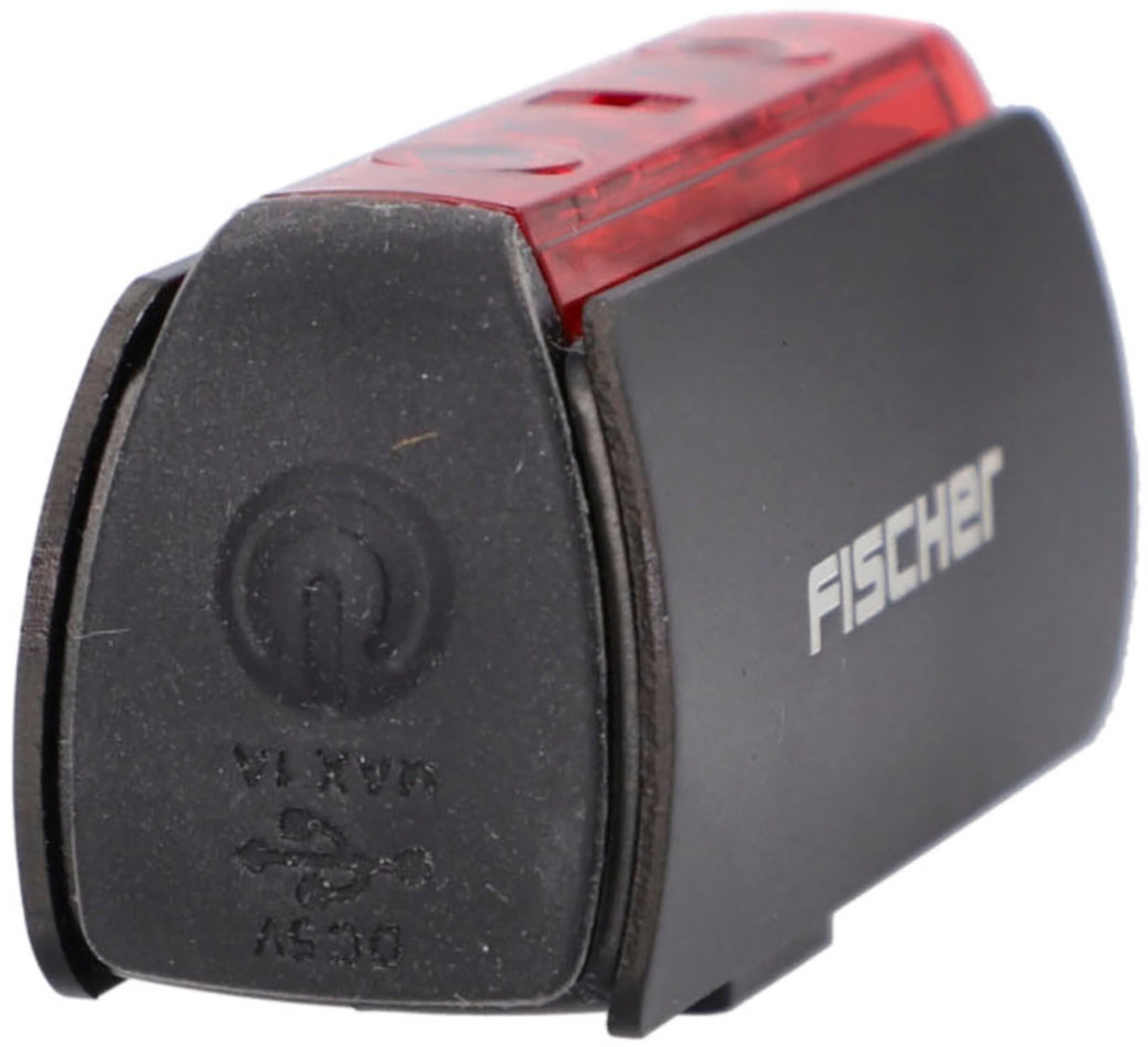 FISCHER Fahrräder Fahrrad-Rücklicht in Schwarz