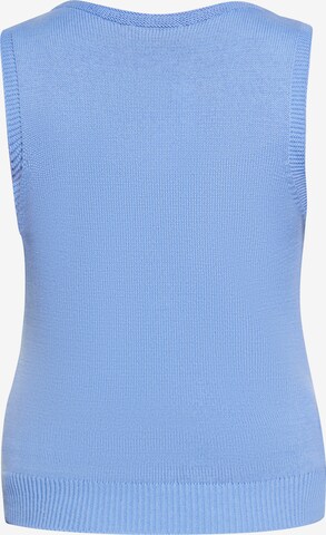 ROCKEASY Knitted Top in Blue