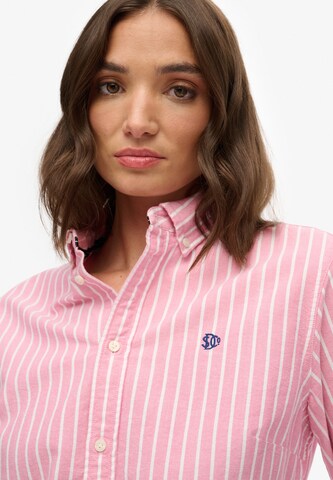 Chemisier Superdry en rose