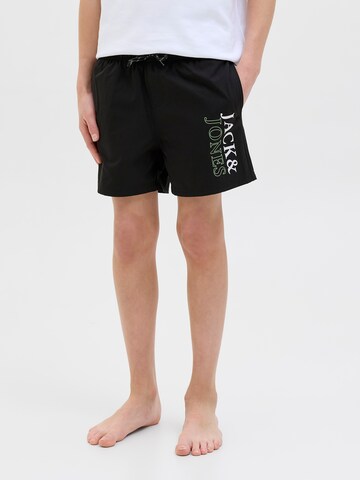Pantaloncini da bagno 'JPSTMaui' di Jack & Jones Junior in nero: frontale