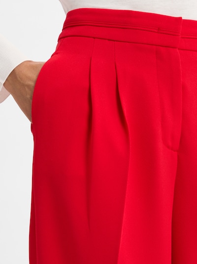 MORE & MORE Pantalon à pince en rouge, Vue avec produit