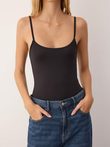 Trendyol Shirt bodysuit in Black
