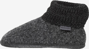 Gottstein Slipper 'Wool Venture High' in Grey: front
