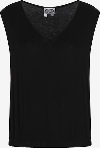 DreiMaster Maritim Top 'Everyday Fashion' - Čierna: predná strana