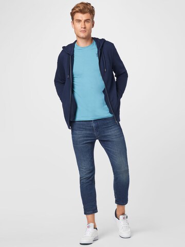 TOM TAILOR Shirt in Blau