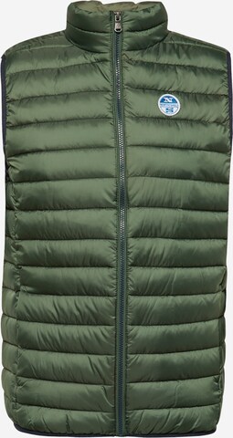 North Sails Bodywarmer 'CROZET' in Groen: voorkant