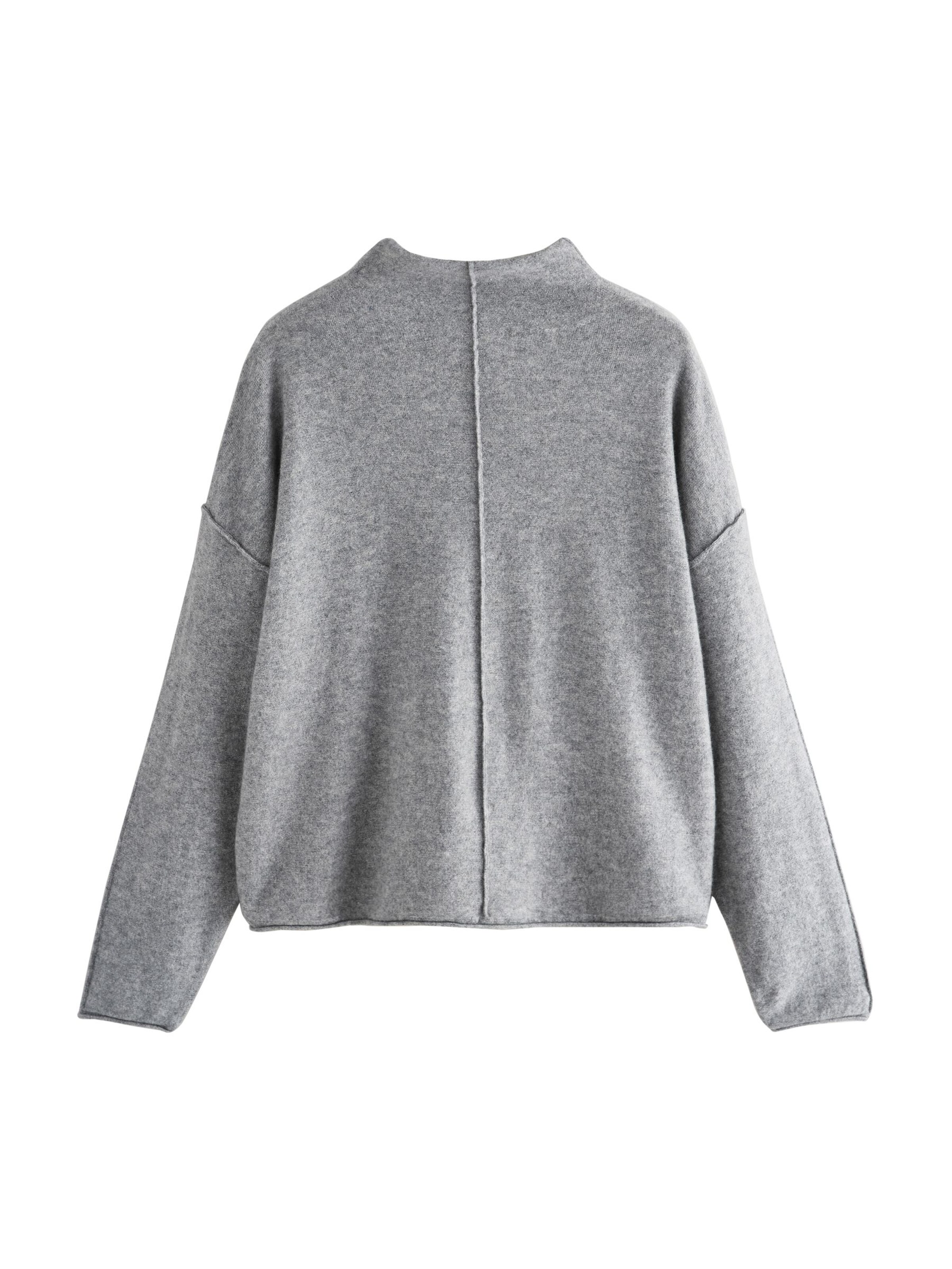 Next Pullover 'N. Premium' in Grau: Vorderseite